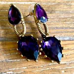 Sold out: Beautiful Oscar de la Renta crystal earrings